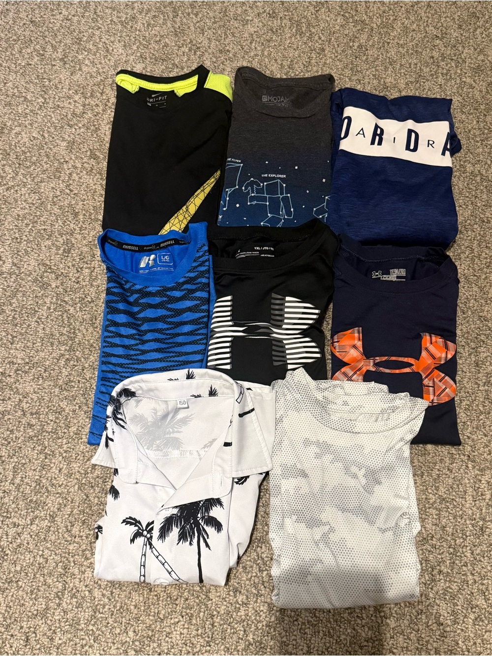 Jordan Nike Boys Long Sleeve And Short Sleeve Lot